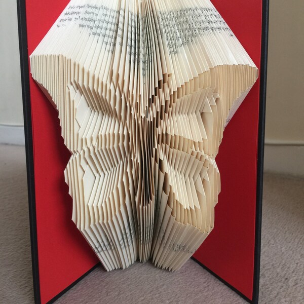 Butterfly Book Folding Pattern - 168 folds - Easier than it looks!  Full tutorial included - Instant Download