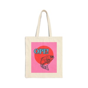 OPE! Cotton Canvas Tote Bag