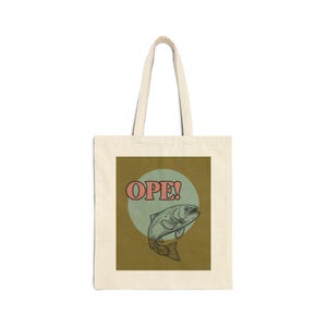 OPE! Cotton Canvas Tote Bag