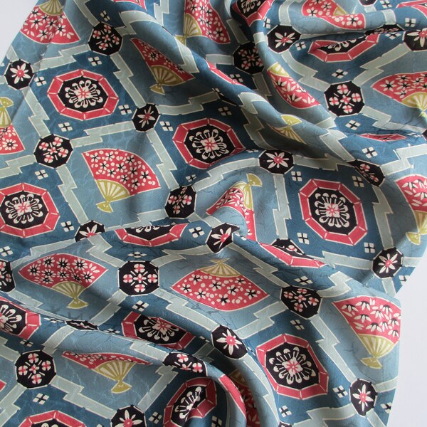 Japanese Silk Fabric Etsy