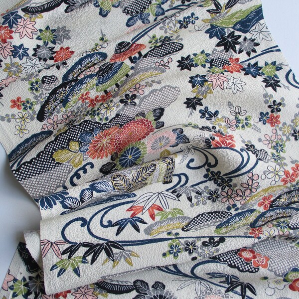 Japanese Silk Fabric Etsy