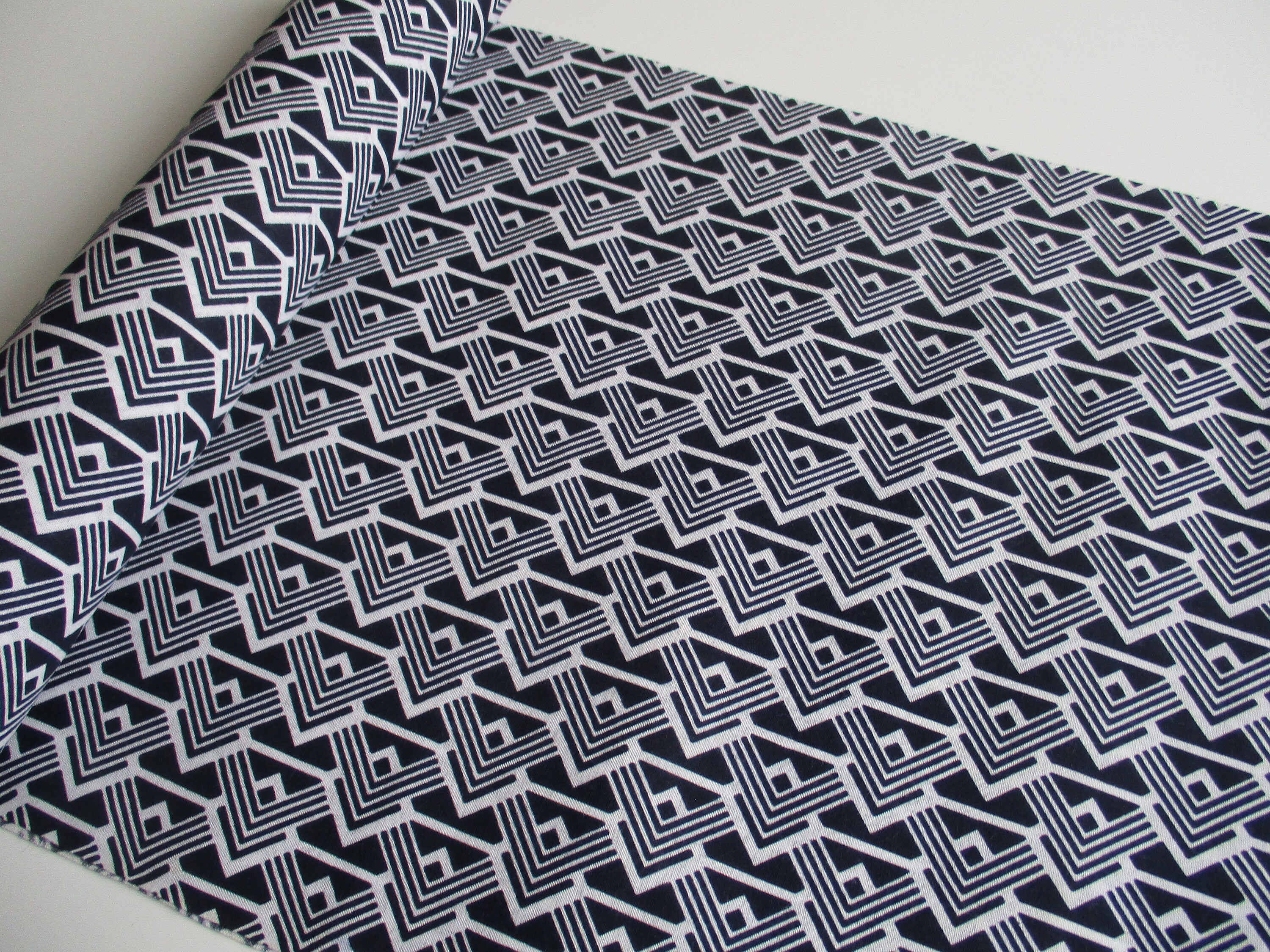 Cotton Yukata Kimono fabric Geometric Retro Available | Etsy