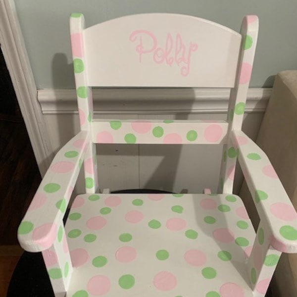Child Rocking Chair Etsy