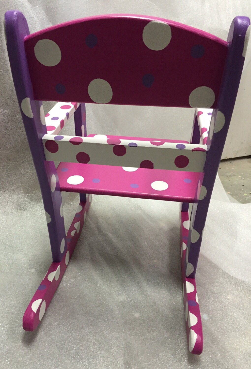 Child's Rocking Chair PINK & PURPLE for a PRINCESS! - Etsy