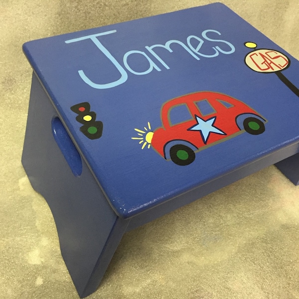 Child's Single Step Stool: Traffic! FREE SHIPPING