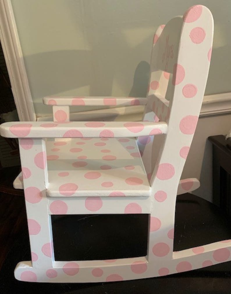 Personalized Child's Rocking Chair Precious in Pink Etsy