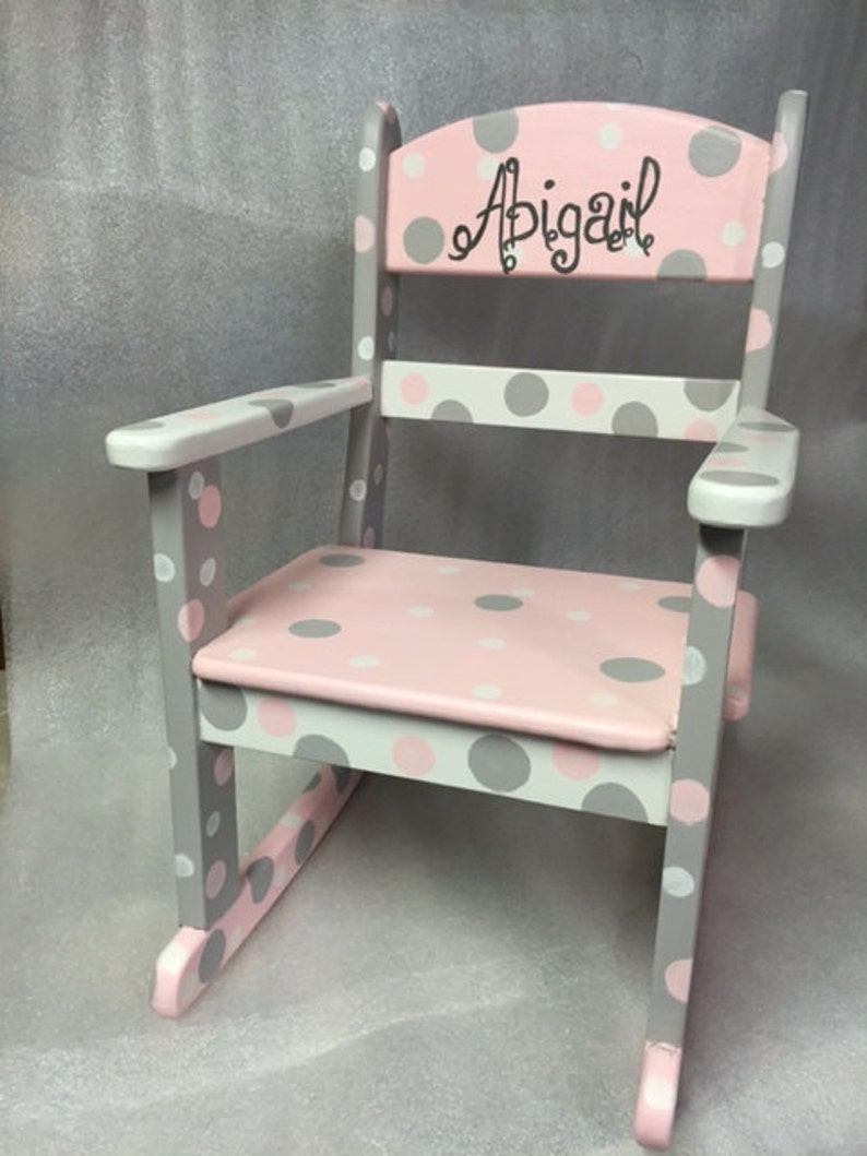 Chaise berçante pour enfant PRECIOUS LOTSA DOTS  Etsy