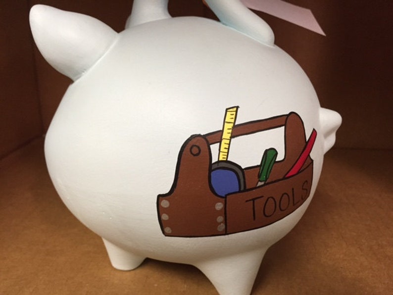 Tools for the Little Helper Piggy Bank