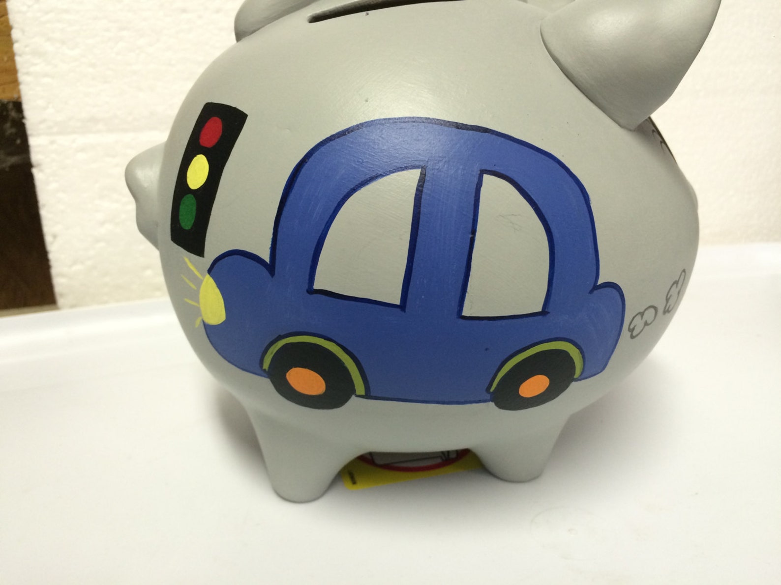 Piggy Bank Car Cars Cars Hand Made Hand Painted Etsy