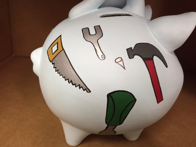 Tools for the Little Helper Piggy Bank