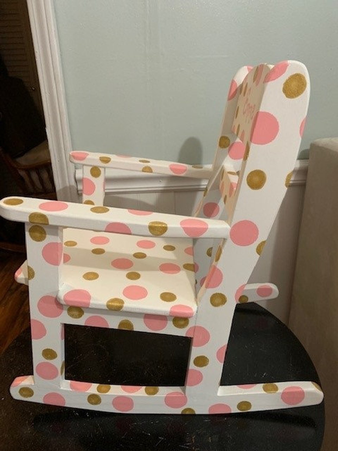 Personalized Child's Rocking Chair: A Little Bling | Etsy