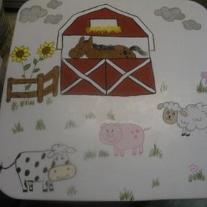 Child&#39;s Table & Chair Set FARM ANIMALS!!