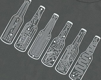 Craft Beer Shirt for Computer Geek - Funny Gift for Dad, Engineer Gift, Fathers Day Idea