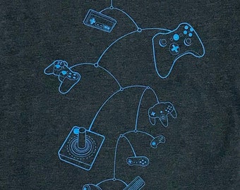 Video Game Controller Mobile T-Shirt: Retro Gamer Gift