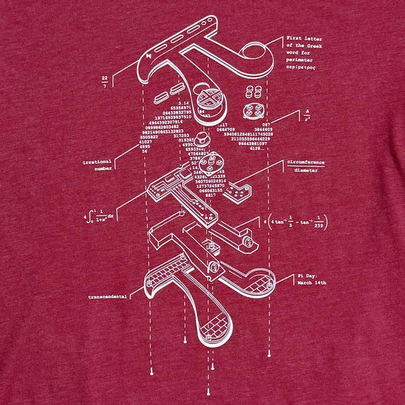 Pi Day Shirt - Game Controller Pi Graphic Tee: Math Gamer Gift