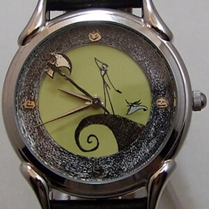 Nightmare Before Christmas Fossil Watch Jack Skellington On Cliff With Zero Lighted