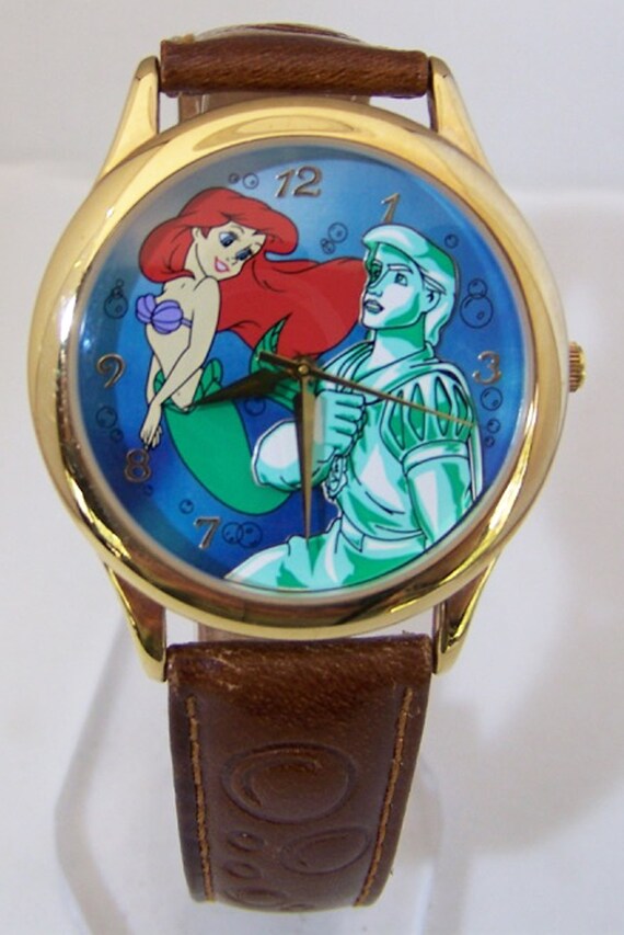 Little Mermaid Ariel Watch Set With Wooden Music Box Disney  display picture 1