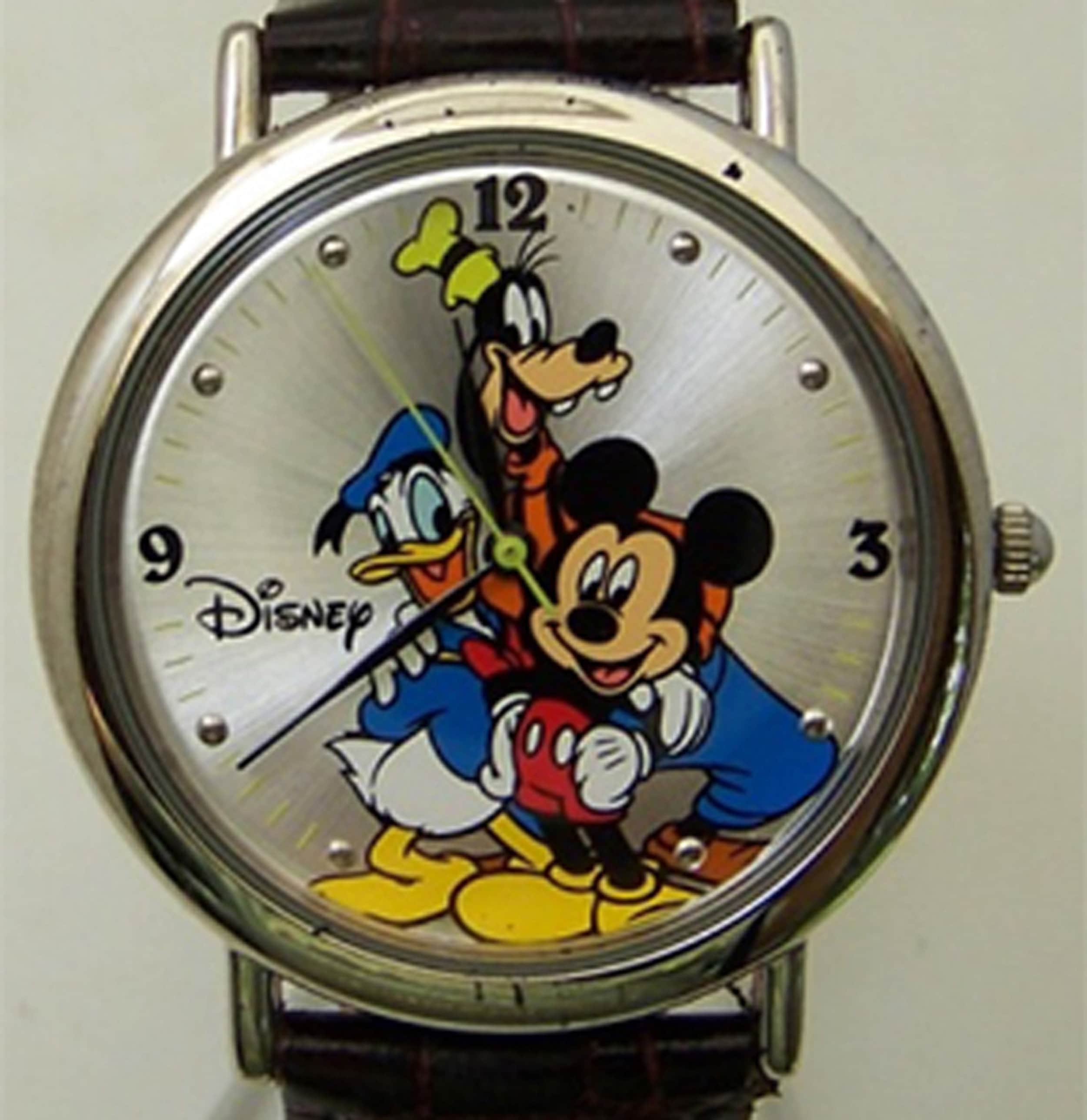 Mickey Goofy Donald Watch Disney 70 Years of Friendship Wristwatch