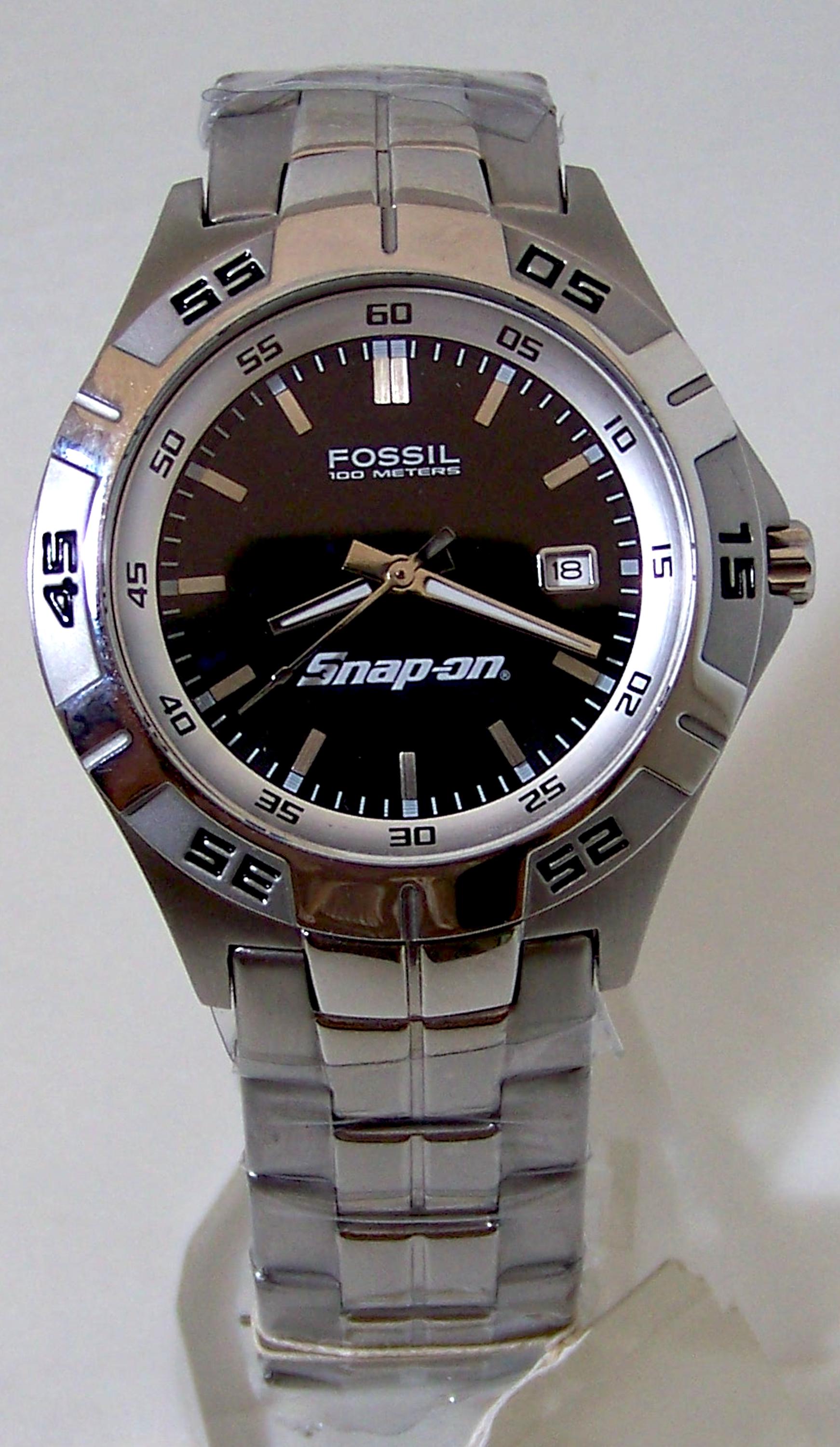 Snap on Tools Fossil Watch Mens Stainless Snapon Wristwatch New - Etsy