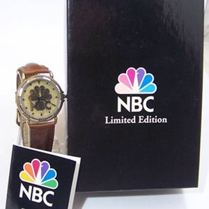 NBC TV Peacock Watch Mens Promotional Wristwatch Limited Edition New image 3