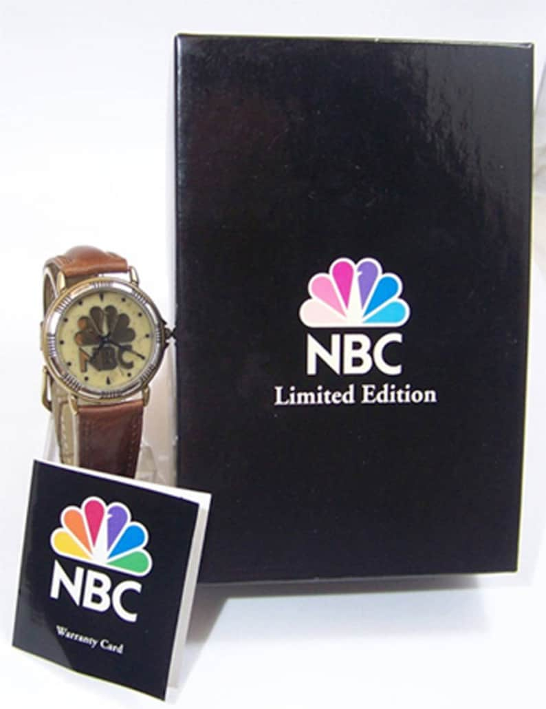 NBC TV Peacock Watch Mens Promotional Wristwatch Limited Edition New image 3