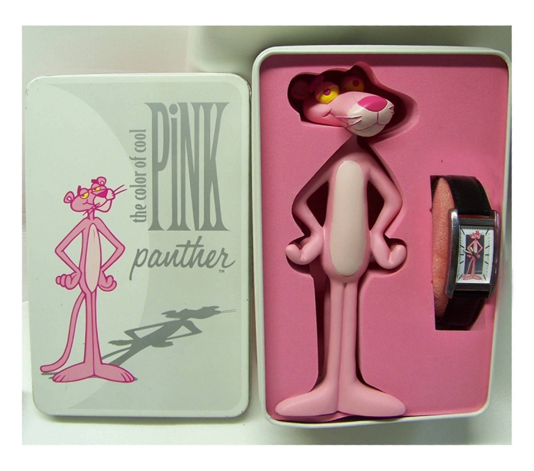 Pink Panther Watch Cartoon Movie Character Fossil Collector Wristwatch