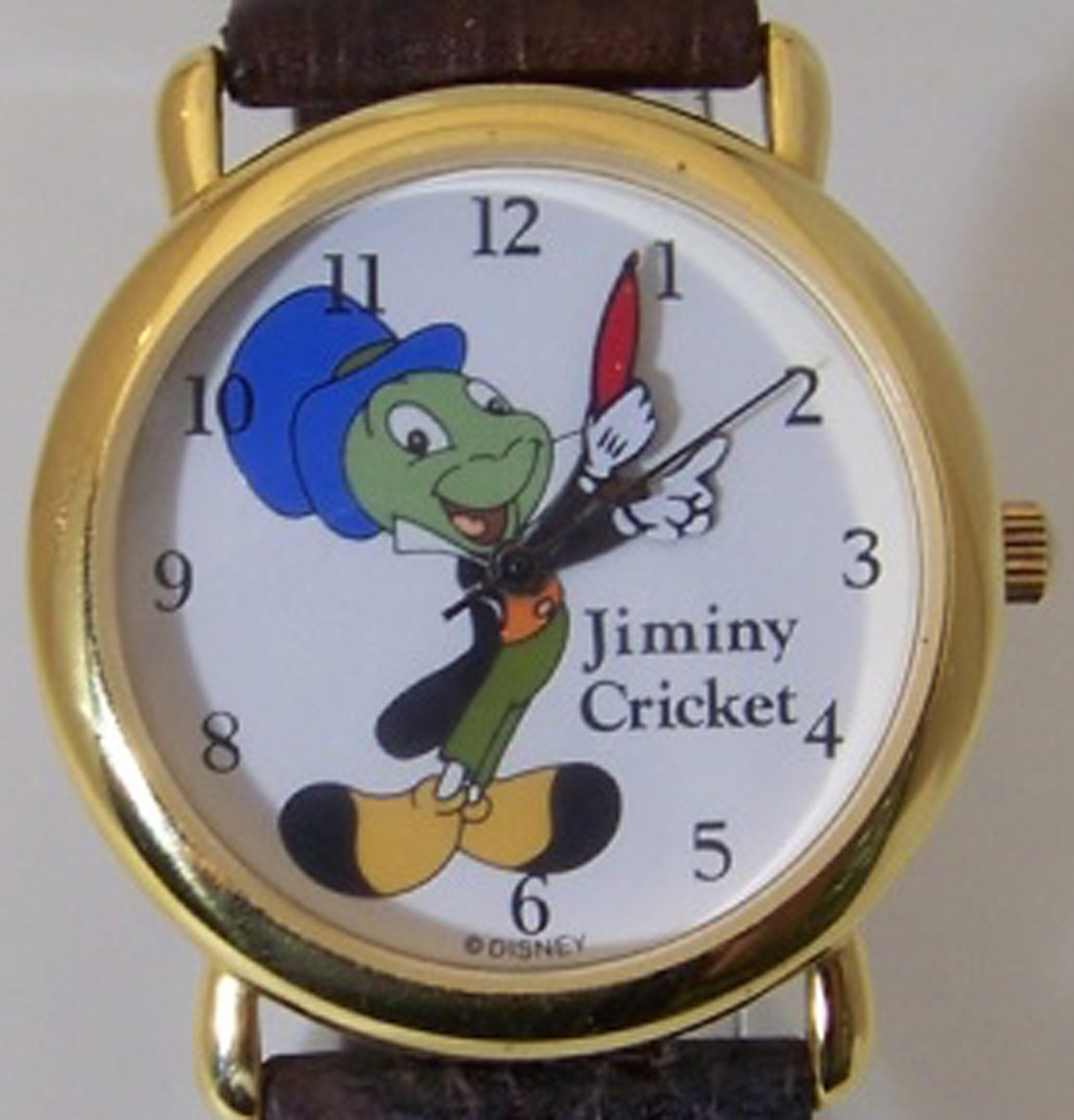 Jiminy Cricket Pedre Watch Disney Vintage Limited Edition