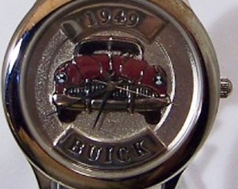 49 Buick Fossil Car Watch Relic 1949 Buick Auto Wristwatch ZR-94702