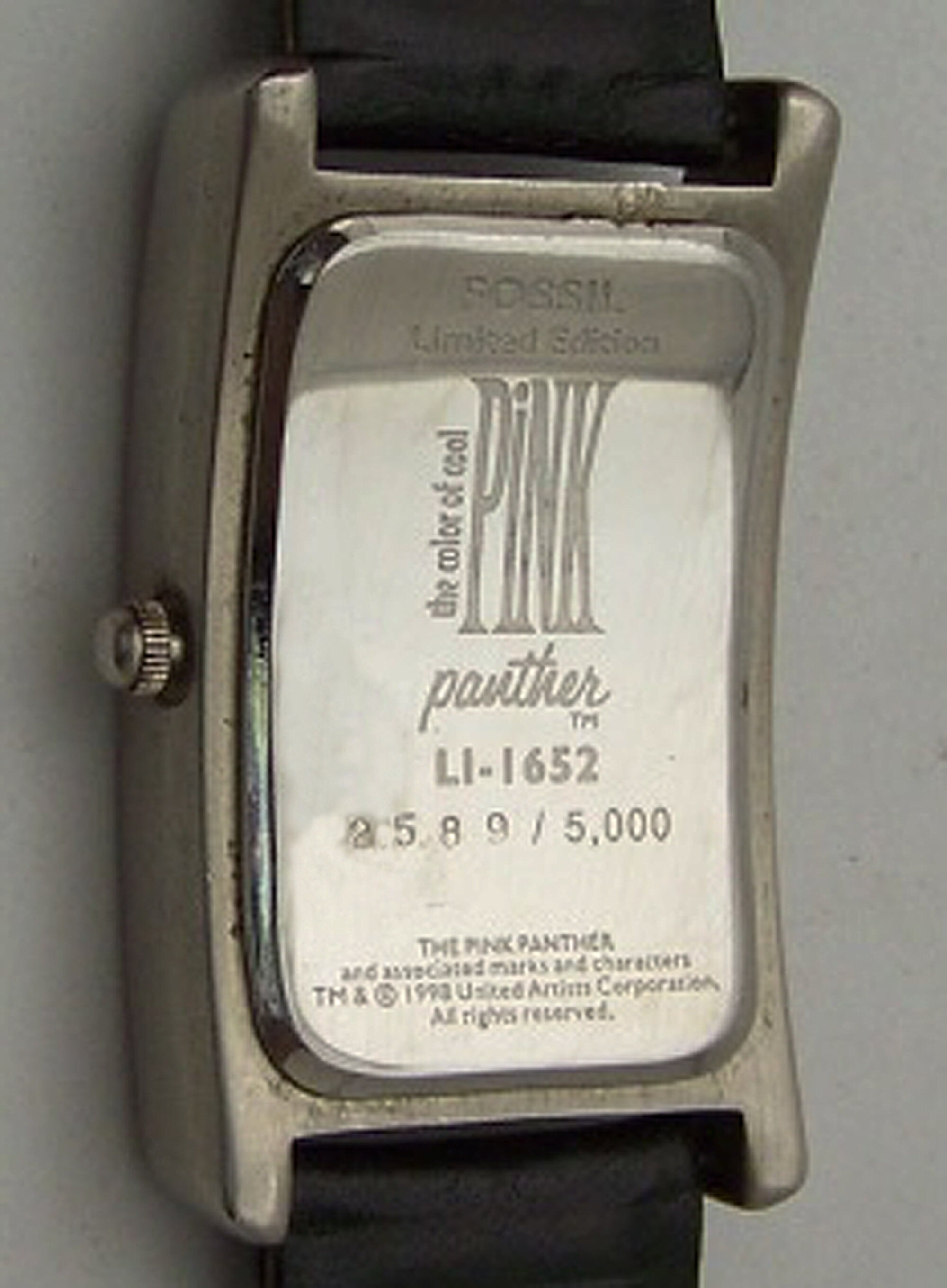 Pink Panther Watch Cartoon Movie Character Fossil Collector | Etsy