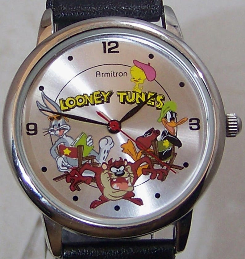 Looney Tunes Watch Back in Action Bugs Bunny & Friends Wristwatch Set Etsy Looney Tunes Watch Back in Action Bugs Bunny & Friends Wristwatch Set Etsy