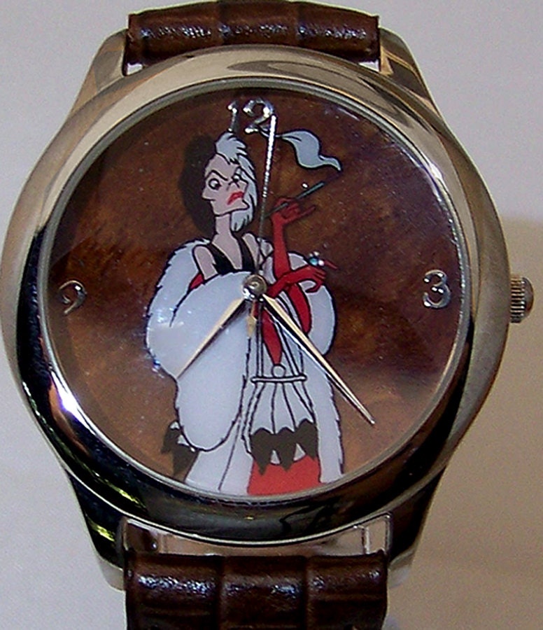 Cruella De Vil Watch Disney Artists Signature Series Lmt Ed  display picture 1