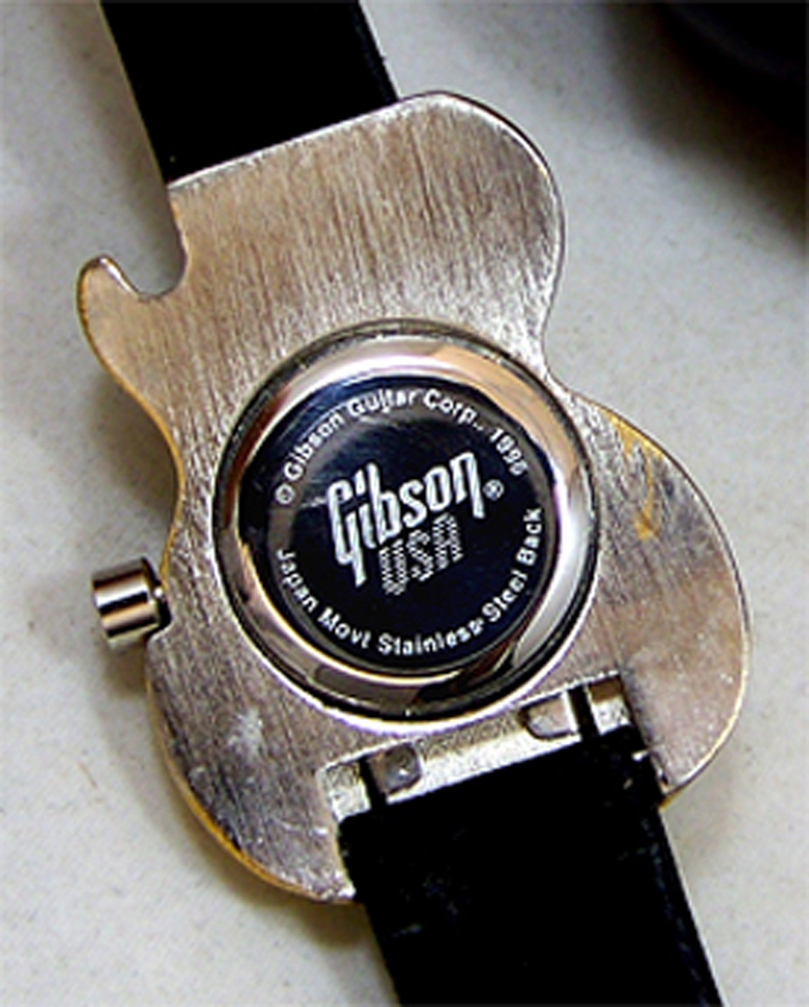 Gibson Guitar Watch Gibson Les Paul Custom Wristwatch 1996 Etsy