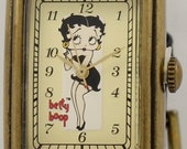 Betty Boop Watch Fossil Vintage Set With Pin and Tin Li-1044, NEW