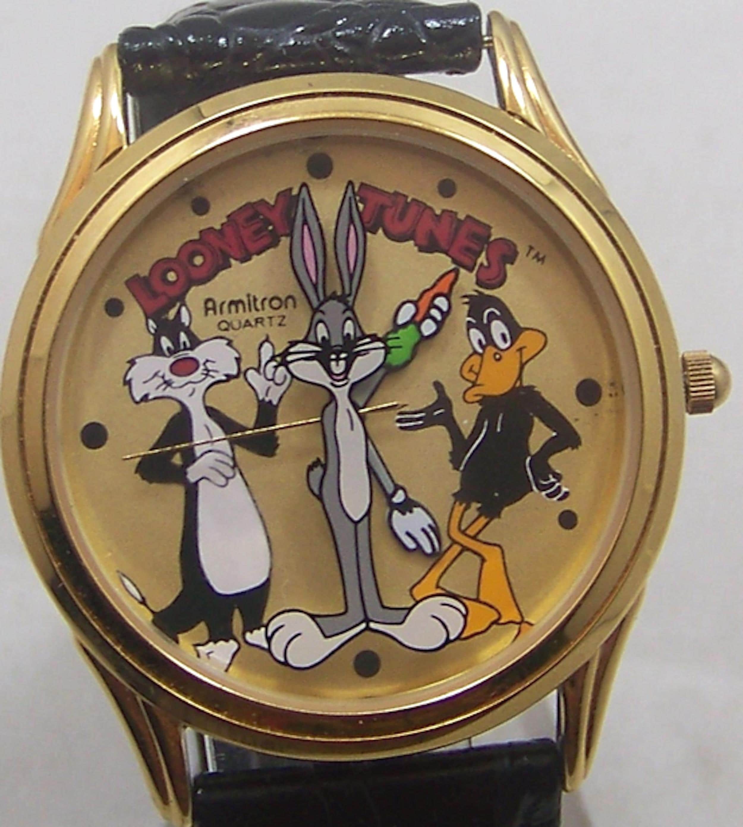 Vintage Looney Tunes Sylvester Daffy and Bugs Armitron Quartz Watch 1992 Armitron Quartz Wrist Watch – Ticktock Guru main image 3