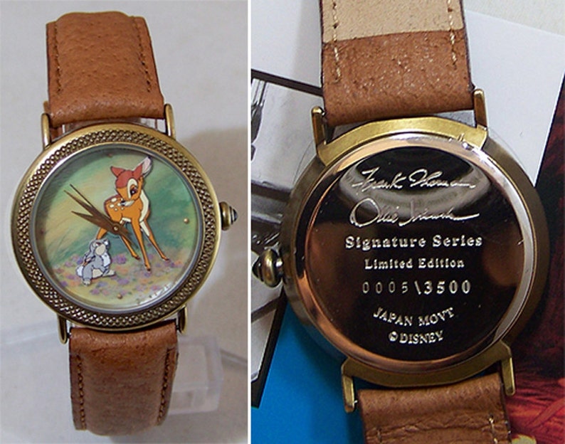 Bambi Watch Disney Artists Signature Series Limited Edition RARE image 1