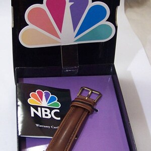 NBC TV Peacock Watch Mens Promotional Wristwatch Limited Edition New image 2