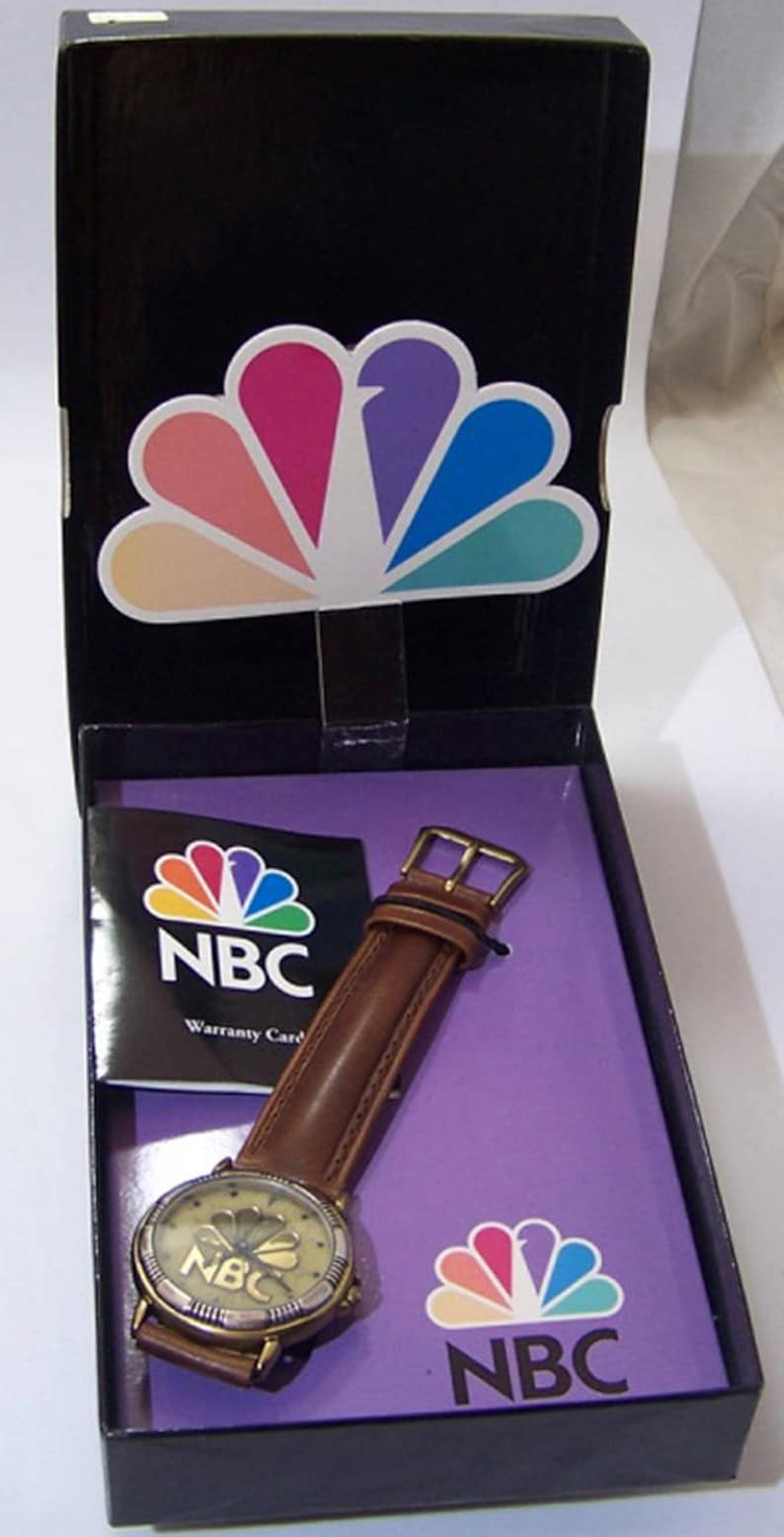 NBC TV Peacock Watch Mens Promotional Wristwatch Limited Edition New image 2