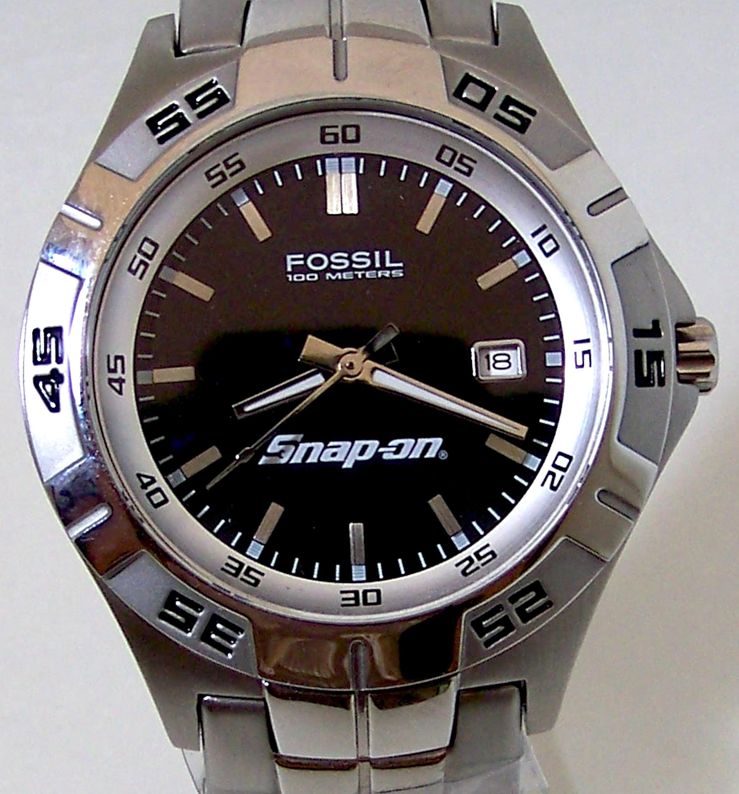Snap on Tools Fossil Watch Mens Stainless Snapon Wristwatch New - Etsy