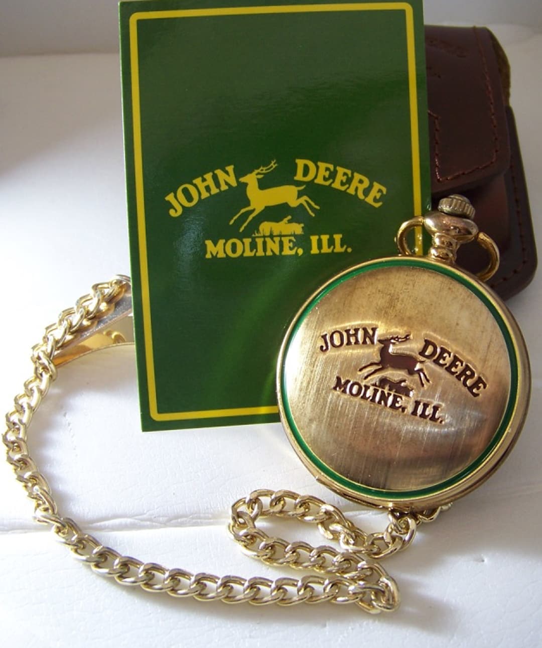 John Deere Pocket Watch Bradford Exchange Model A Pocketwatch Classic Etsy