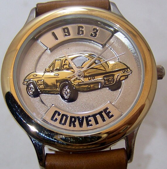 63 Corvette Stingray Watch Fossil Relic 