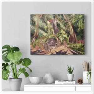 Shrek Canvas Print, Shrek Swamp, Shrek Nursery Decor, Wall Art, Art Decoration canvas Shrek Gift Nursery Artwork