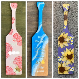 Custom Sorority Paddle - Hand Painted