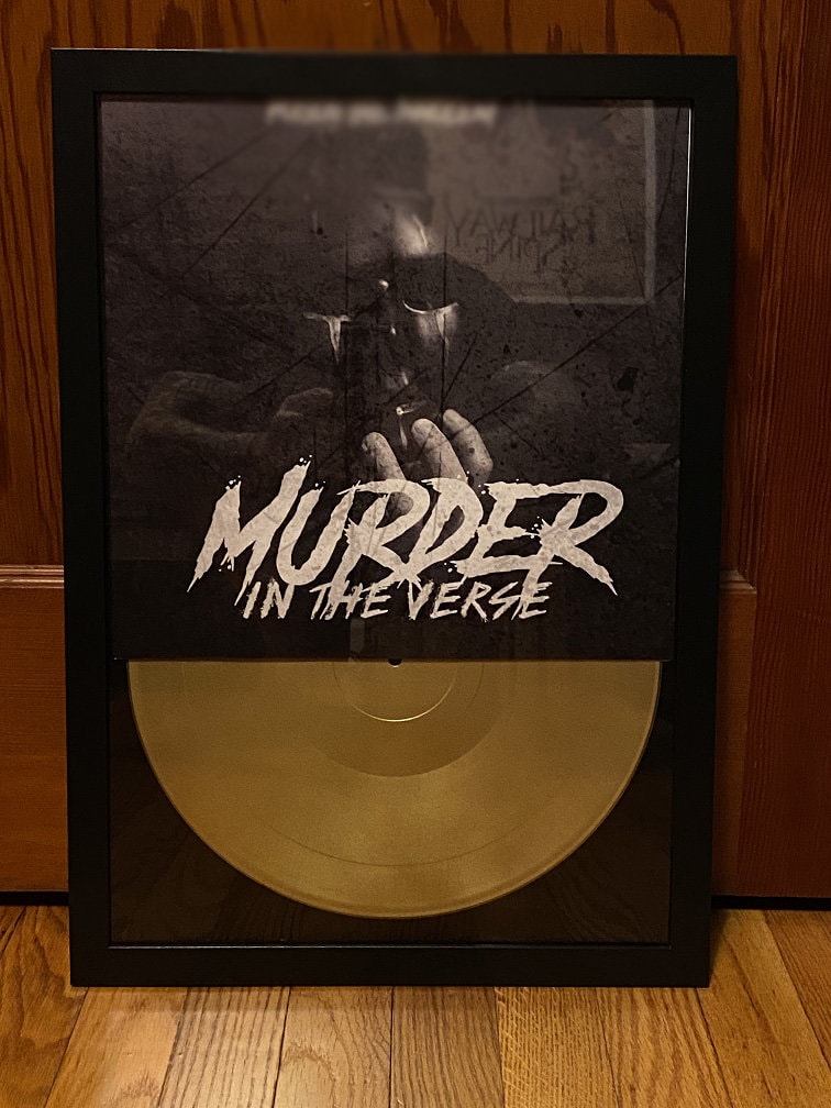 Custom Framed Printed Mixtape Record Gold Plaque 13x19 Etsy Canada