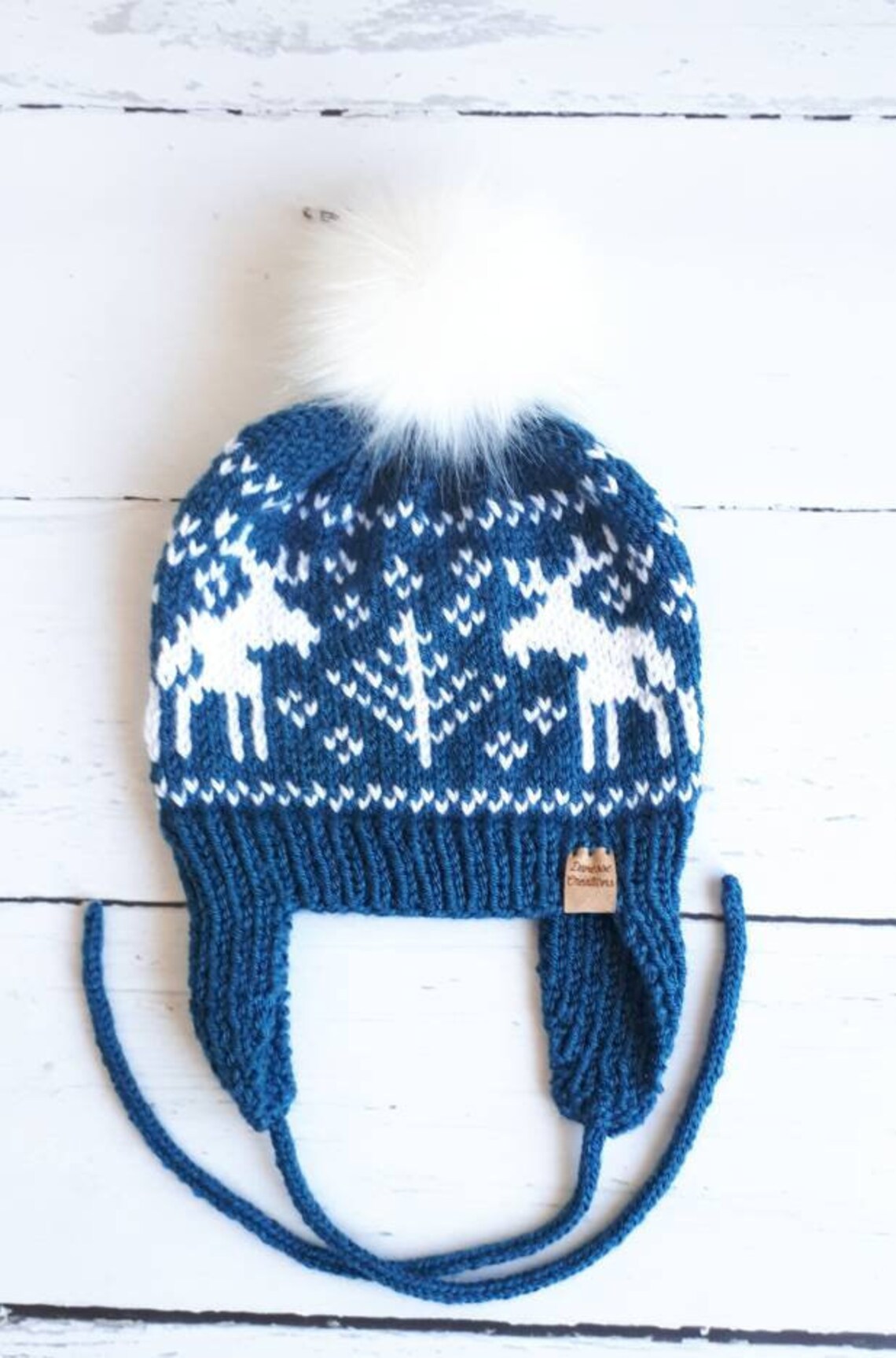 Knit Moose Hat Adult Knit Moose Hat Child's Hat Fair Etsy