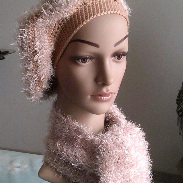 béret  femme au crochet