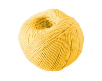 Coton à tricoter ou crocheter Natura 16 Tournesol