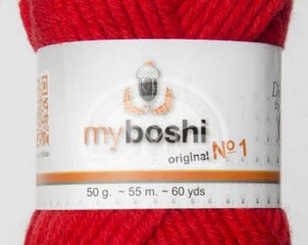 My Boshi yarn red 132