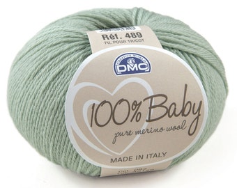 Laine layette Merinos 100% baby de DMC 082