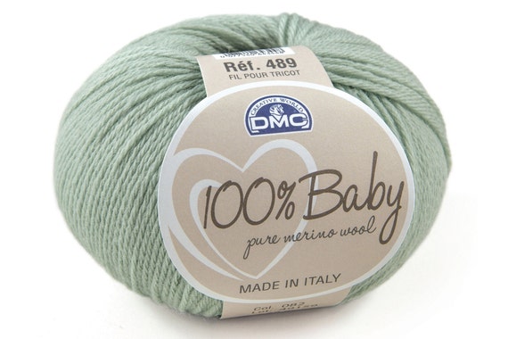 Laine layette Merinos 100% baby de DMC 082 -  France