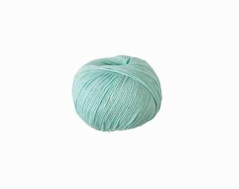 Coton à tricoter ou crocheter Natura Yummy DMC 100 aqua